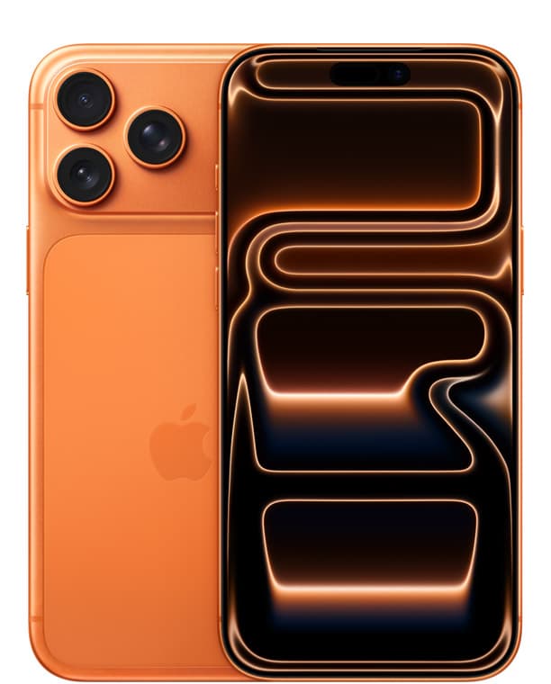 iPhone 17 Pro Max naranja cósmico